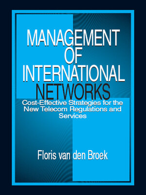 cover image of Management of International Networks